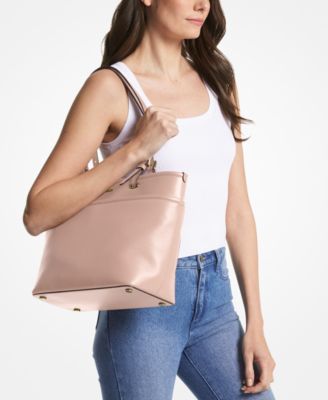 Michael Kors Winston Large Leather Zip-Top Tote Bag