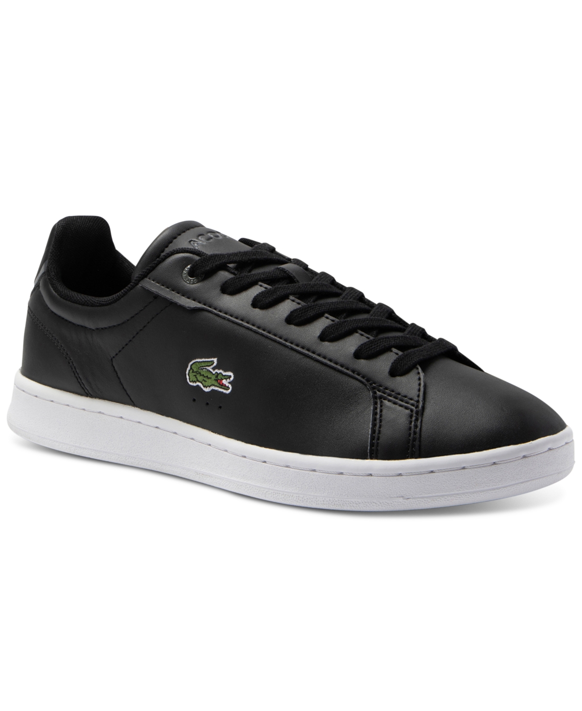 Lacoste Men's Carnaby Pro Bl23 Lace Up Sneaker In Charcoal