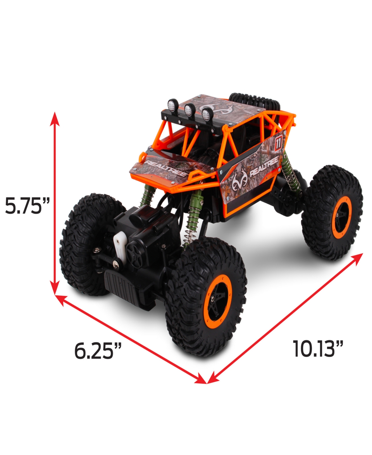 Realtree Nkok 1:16 Scale Rc Rock Crawler Edge Camo Blue 2.4 Ghz Radio Control 81612, Competition Series, Real In Multi