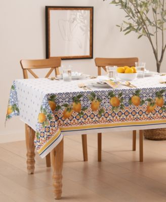 Elrene Capri Lemon Table Linen Collection In Multi