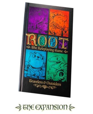 Magpie Games Root The Roleplaying Game Deluxe Edition Set includes Core Rulebook Travelers Outsiders Supplement, Alternate Foil Stamped Cover Lush Hard Slipcase, 2-4 Hour Run Time, Rated Everyone