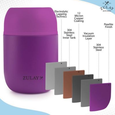 Vacuum Insulated Stainless Steel Food Jar 16oz