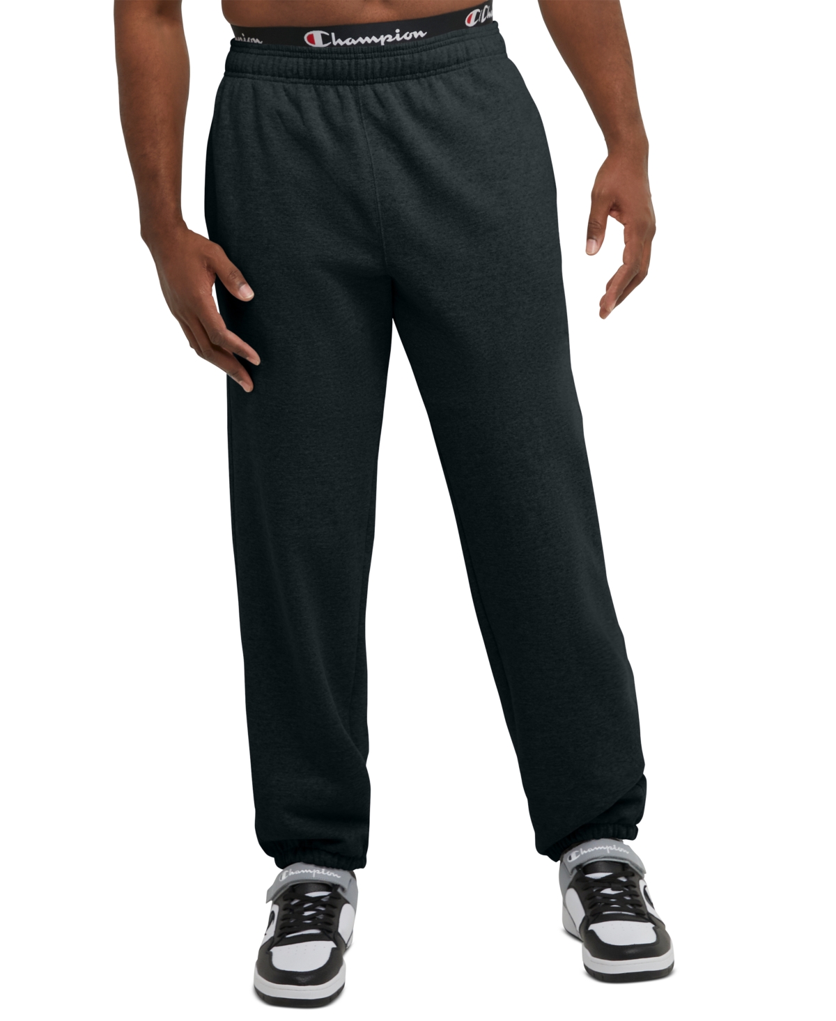 Men's Big & Tall Powerblend Relaxed Fleece Sweatpants - Oxford Gray