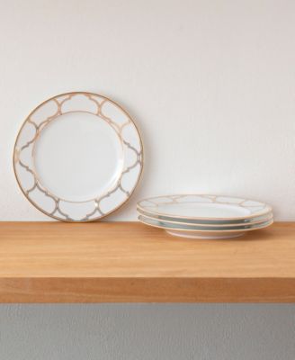 Eternal Palace Gold Set of 4 Bread Butter/Appetizer Plates, 6-1/2"