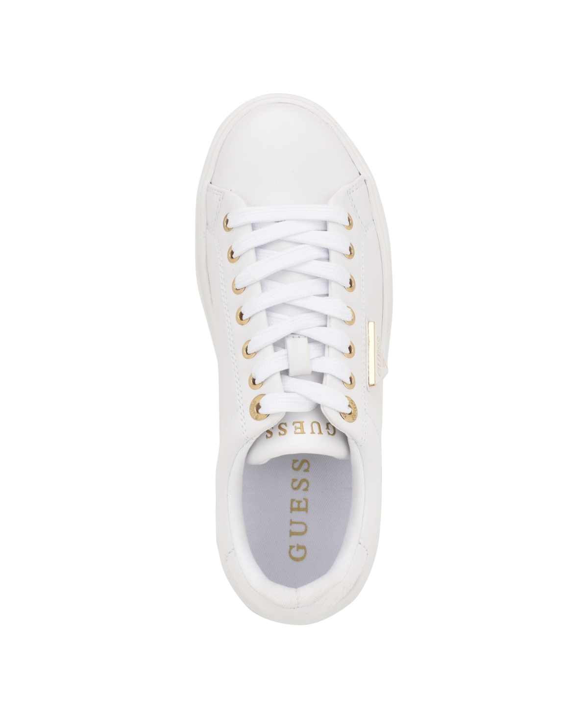 Guess Denesa Platform Sneaker In White