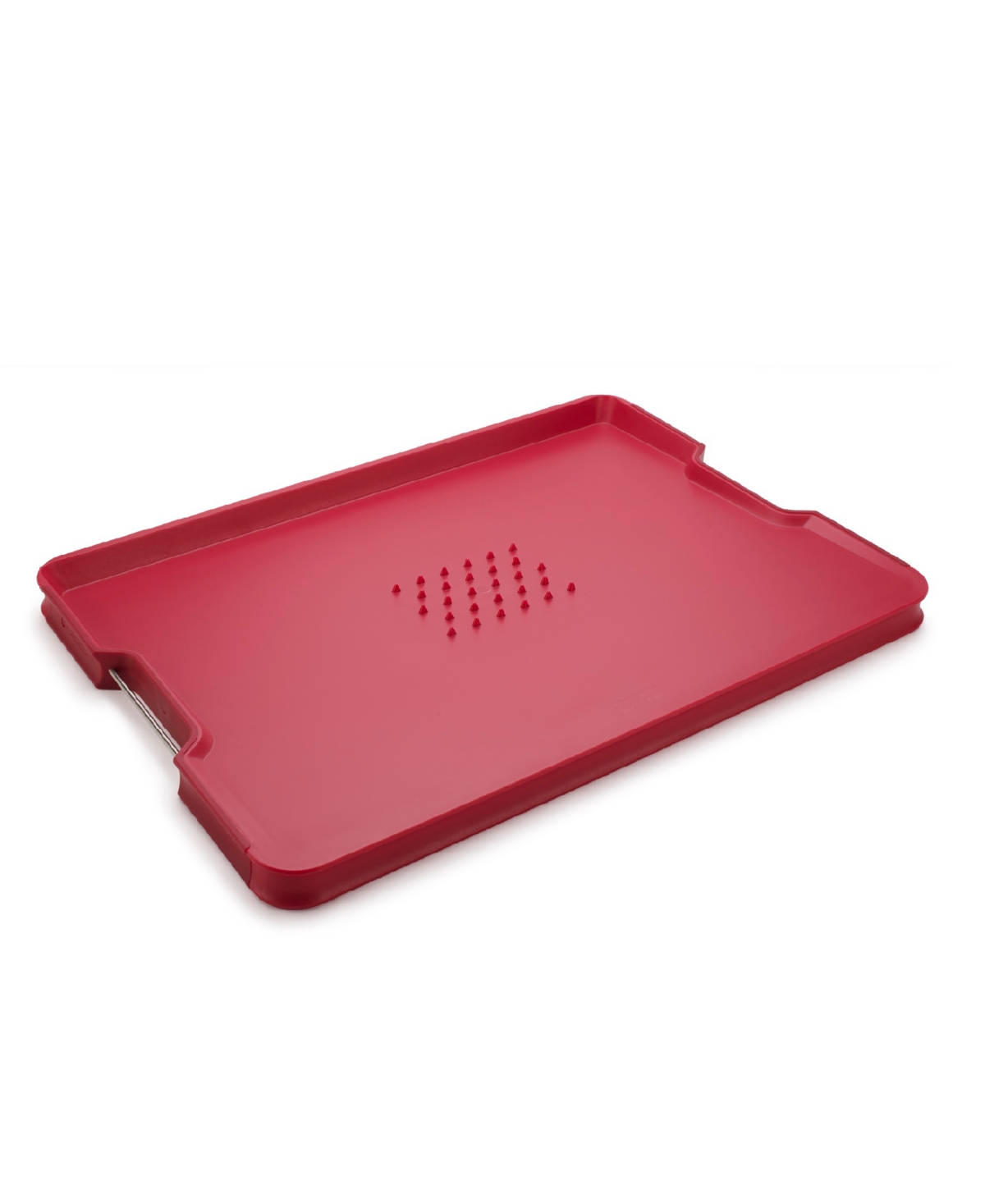 Joseph Joseph Cut And Carve Plus Multi-function Chopping Board In Red