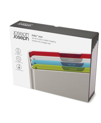 Folio Icon 4-Piece Chopping Board Set with Storage Case