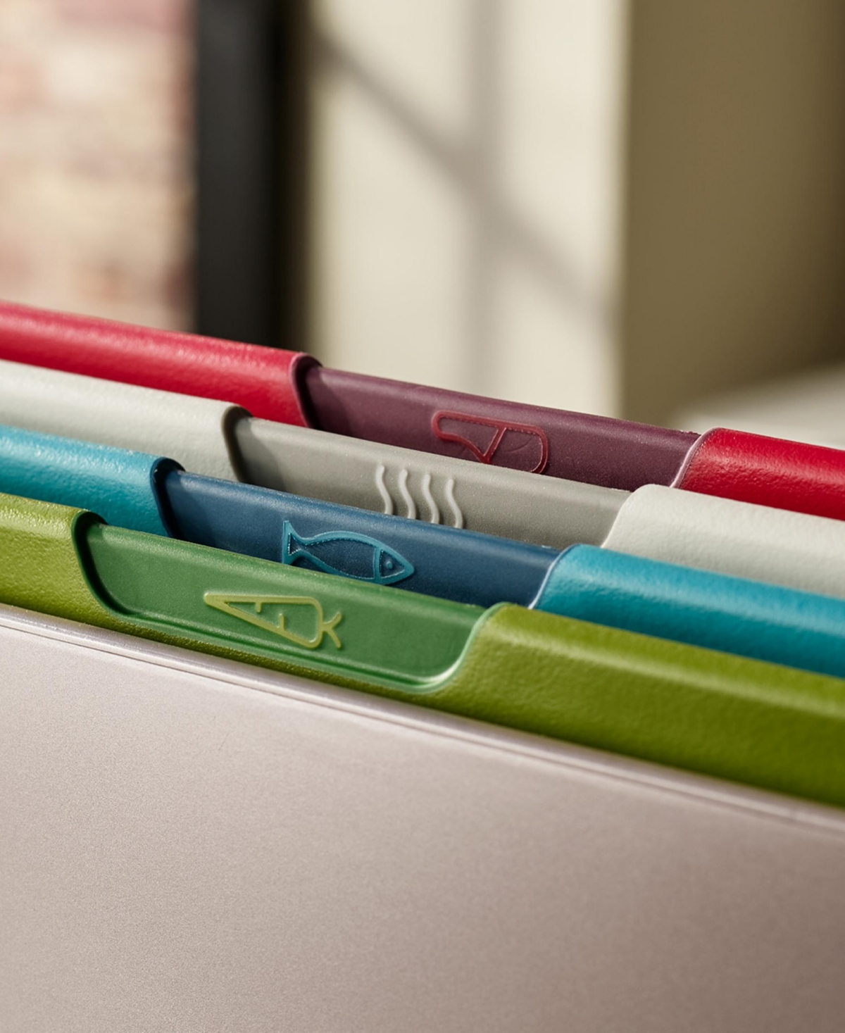 Joseph Joseph Folio Icon 4-Piece Chopping Board Set with Storage Case