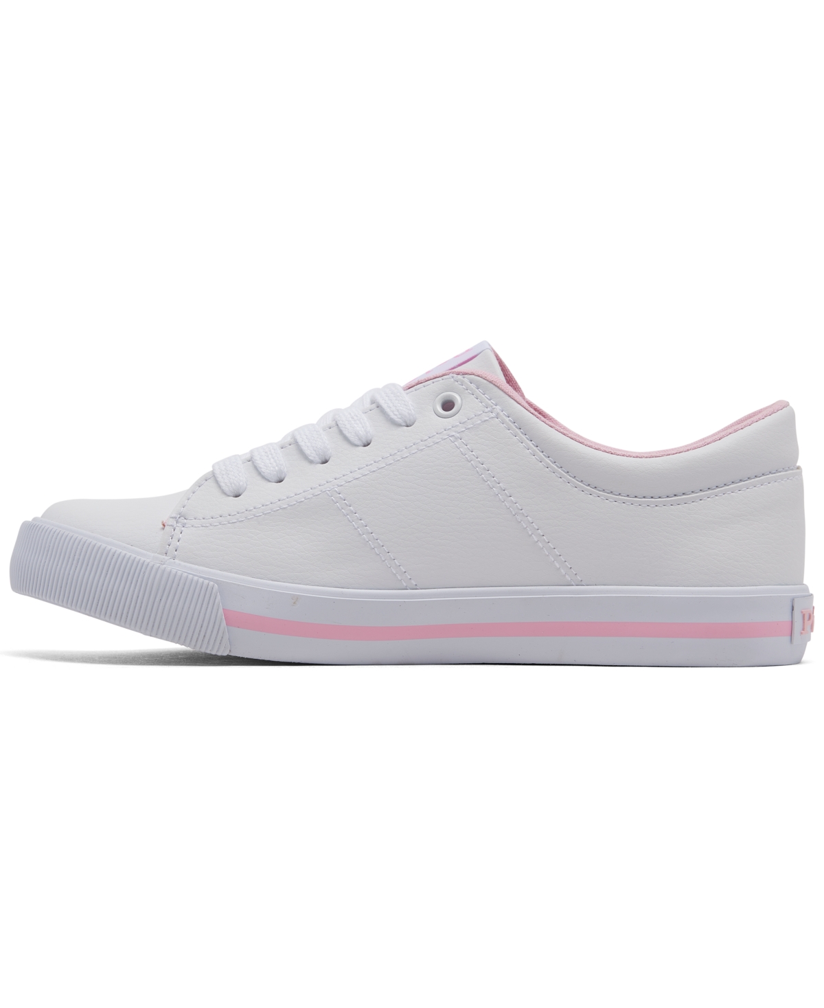 Polo Ralph Lauren Big Girls Elmwood Casual Sneakers from Finish Line - Pink
