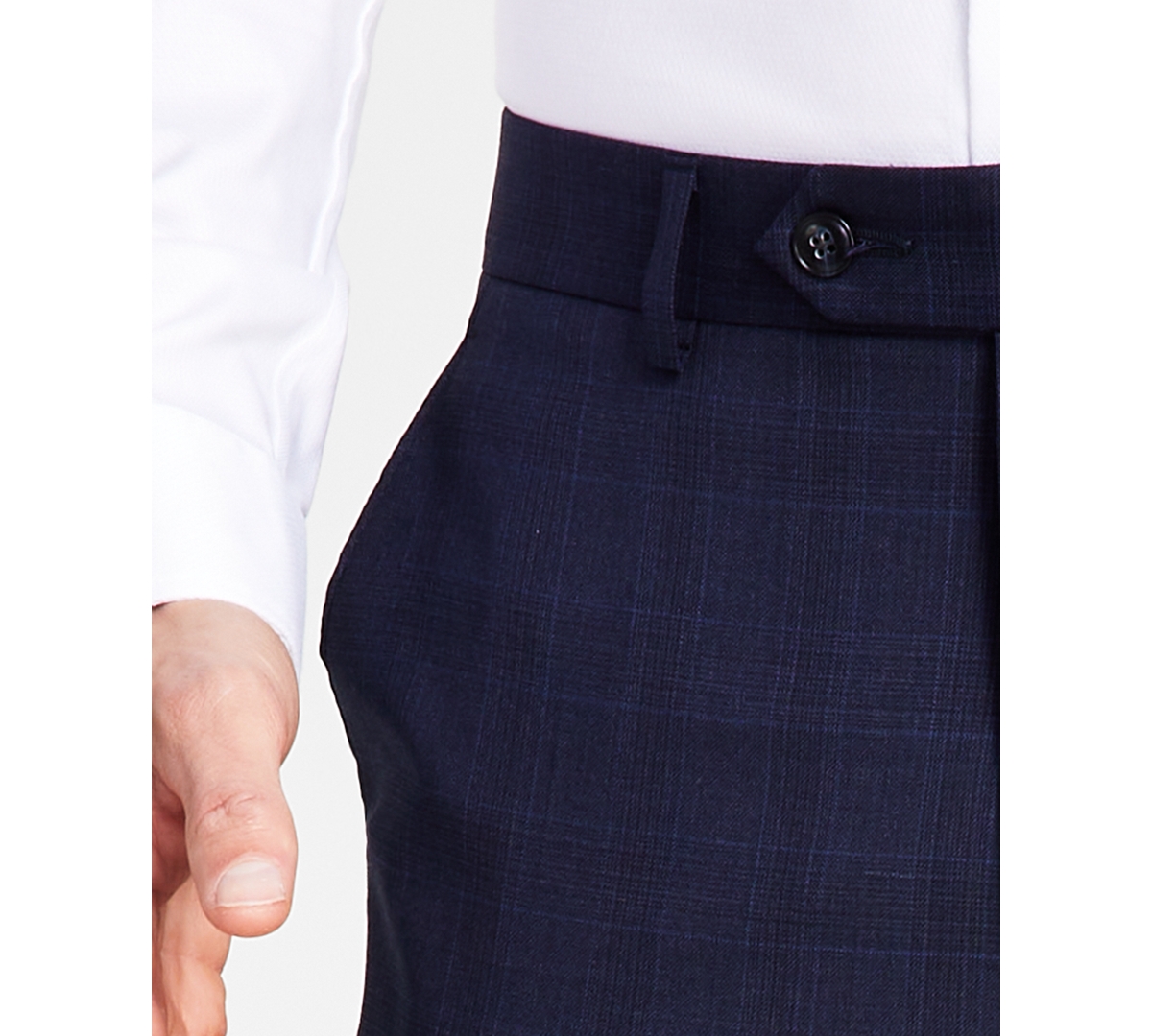 Michael Kors Men's Classic-Fit Stretch Wool-Blend Suit Pants