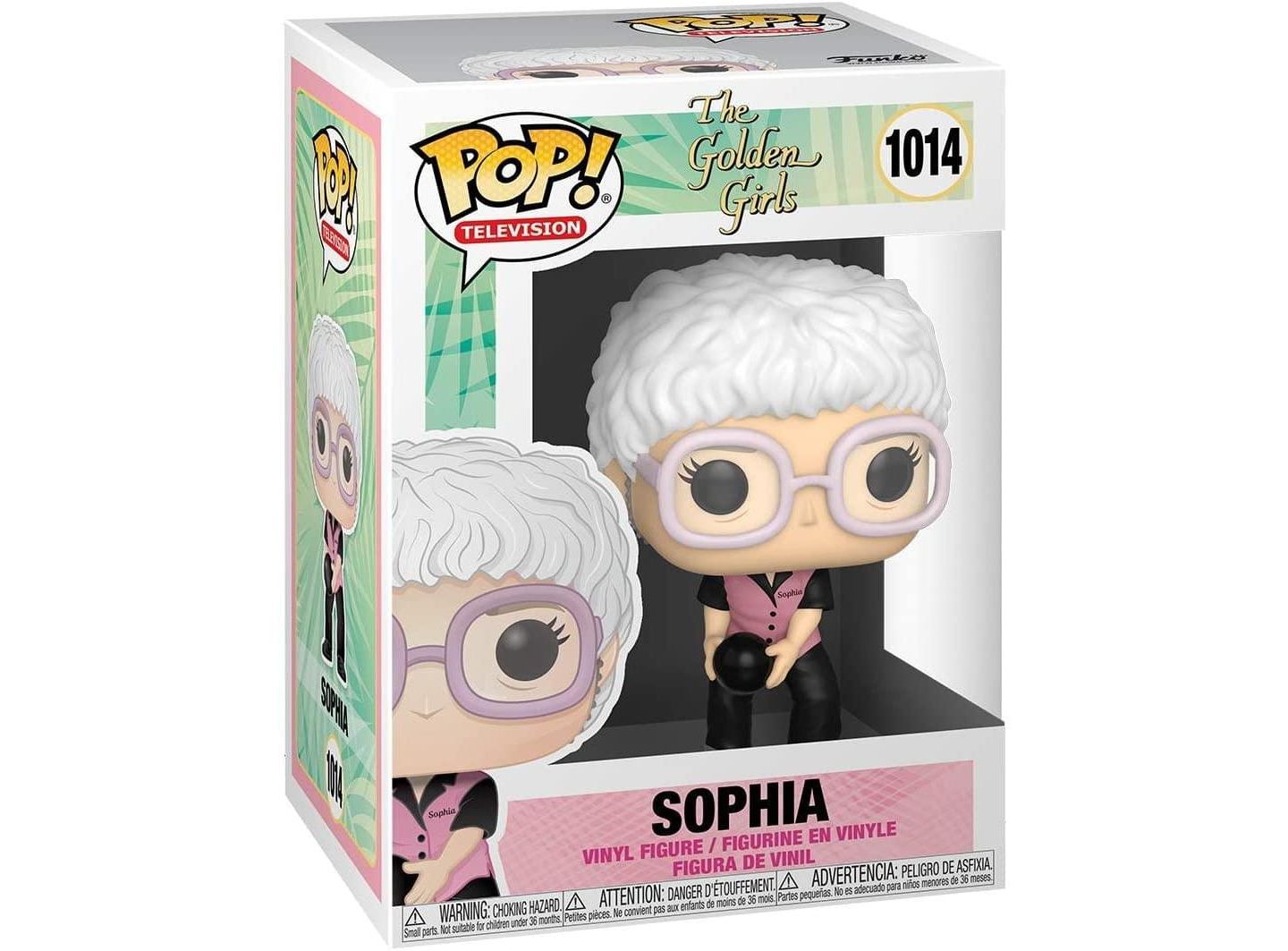Детская фигурка Funko The Golden Girls POP Vinyl Figure Sophia (Bowling Uniform), цвет: Розовый — фото 3