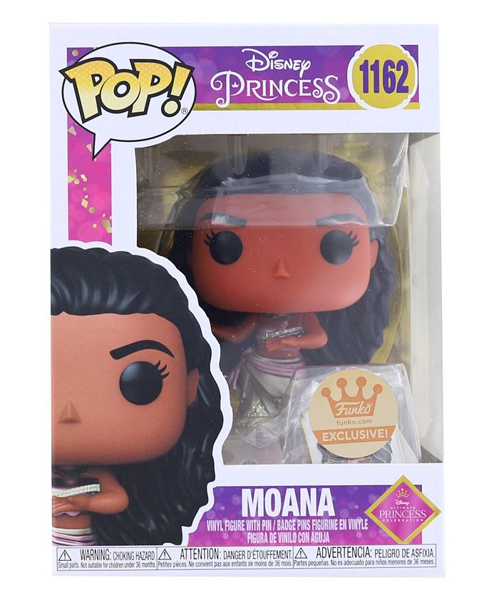 Vinyl Figure with Princess Pin Macy\'s - Moana (Gold) Disney Funko POP |