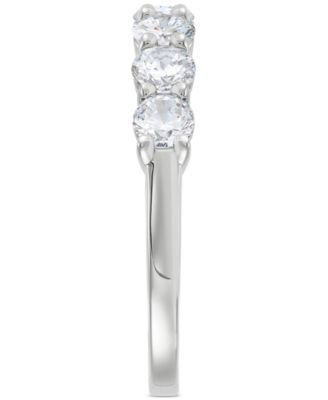 Sterling Silver Ring, Cubic Zirconia 7-Stone Ring (2-1/6 ct. t.w.)