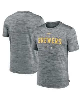 Nike Men's Milwaukee Brewers Practice T-Shirt - Macy's