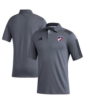 Men's Gray FC Dallas 2023 On-Field Training Polo Shirt