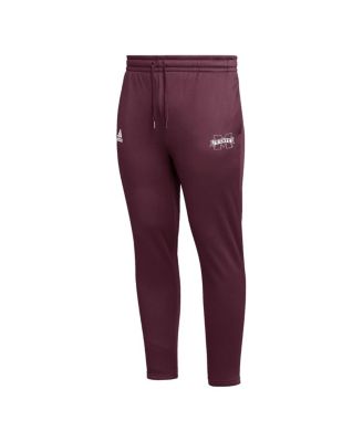 Men's Maroon Mississippi State Bulldogs AEROREADY Tapered Pants
