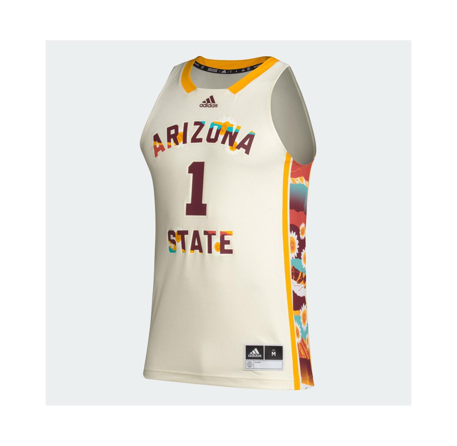Men's #1 Khaki Arizona State Sun Devils Honoring Black Excellence Basketball Jersey
