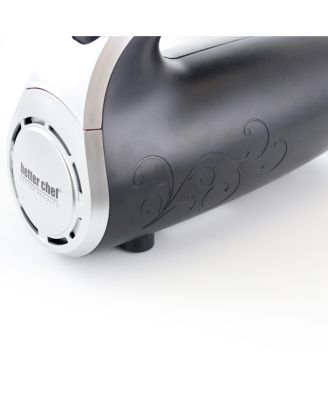 5-Speed 150-Watt Hand Mixer Black w/ Silver Accents