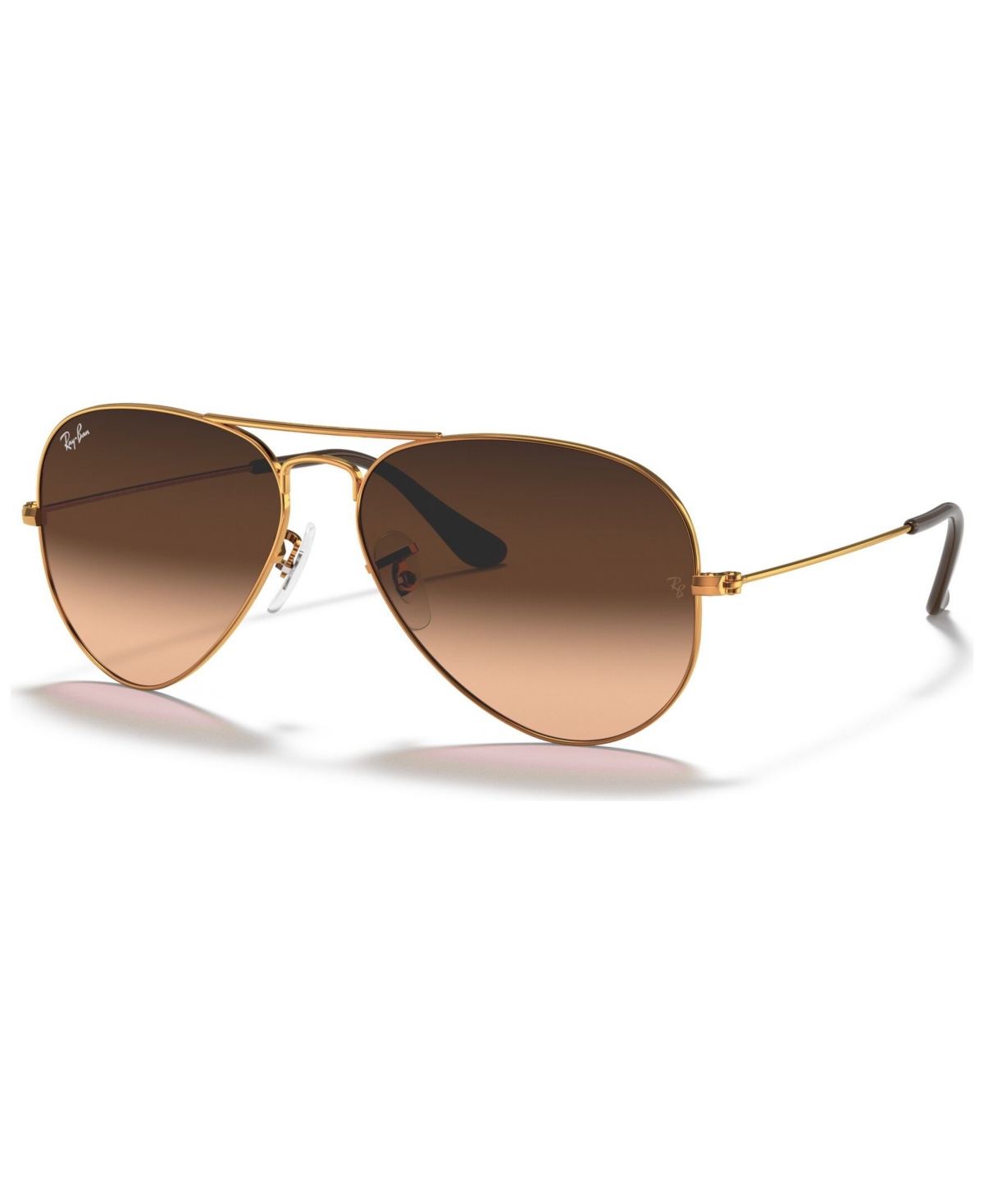 Ray Ban Unisex Sunglasses, Rb3025 Aviator Gradient In Bronze Shiny,pink Gradient
