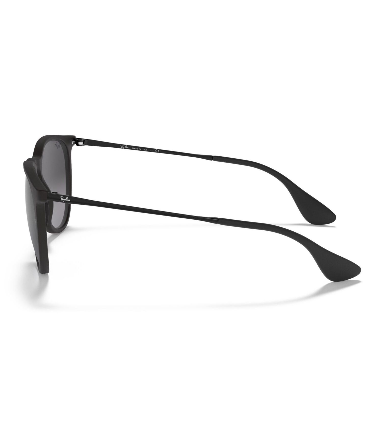 Женские солнцезащитные очки Ray-Ban Sunglasses, Erika Classic RB4171, цвет: Чёрный / Серый — фото 3