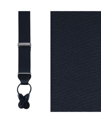 Men's Phoenix 38mm Grosgrain Non Stretch Ribbon Button End Suspenders