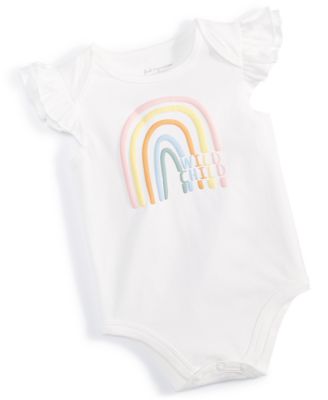 First Impressions - Baby Girls Rainbow Bodysuit