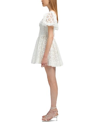 Bardot Women's Kiah Broderie Mini Dress - Macy's