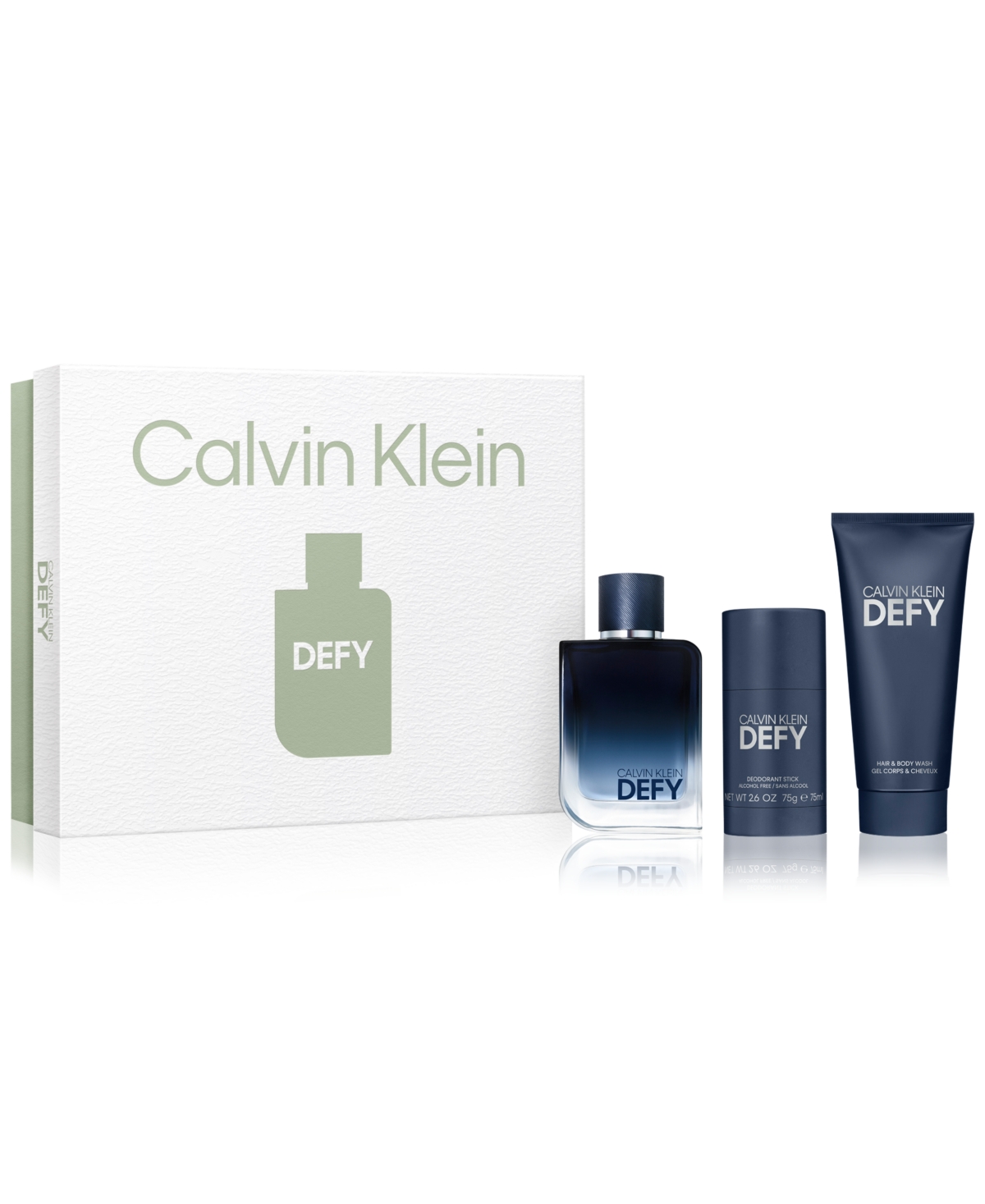 Calvin Klein Men's 3-Pc. Defy Eau de Parfum Gift Set