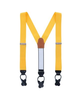 Men's Phoenix 38mm Grosgrain Non Stretch Ribbon Button End Suspenders