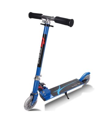 Folding Aluminum 2 Wheel Kids Kick Scooter Adjustable Height LED Light Up