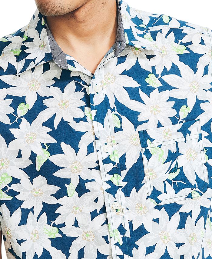 Nautica Men's Printed ClassicFit ShortSleeve Shirt Macy's