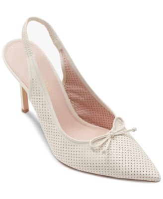 kate spade new york - Women's Veronica Pointed-Toe Perforated Slingback Pumps