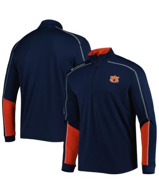 Men's Navy Auburn Tigers Shotgun 2.0 Omni-Wick Quarter-Zip Jacket