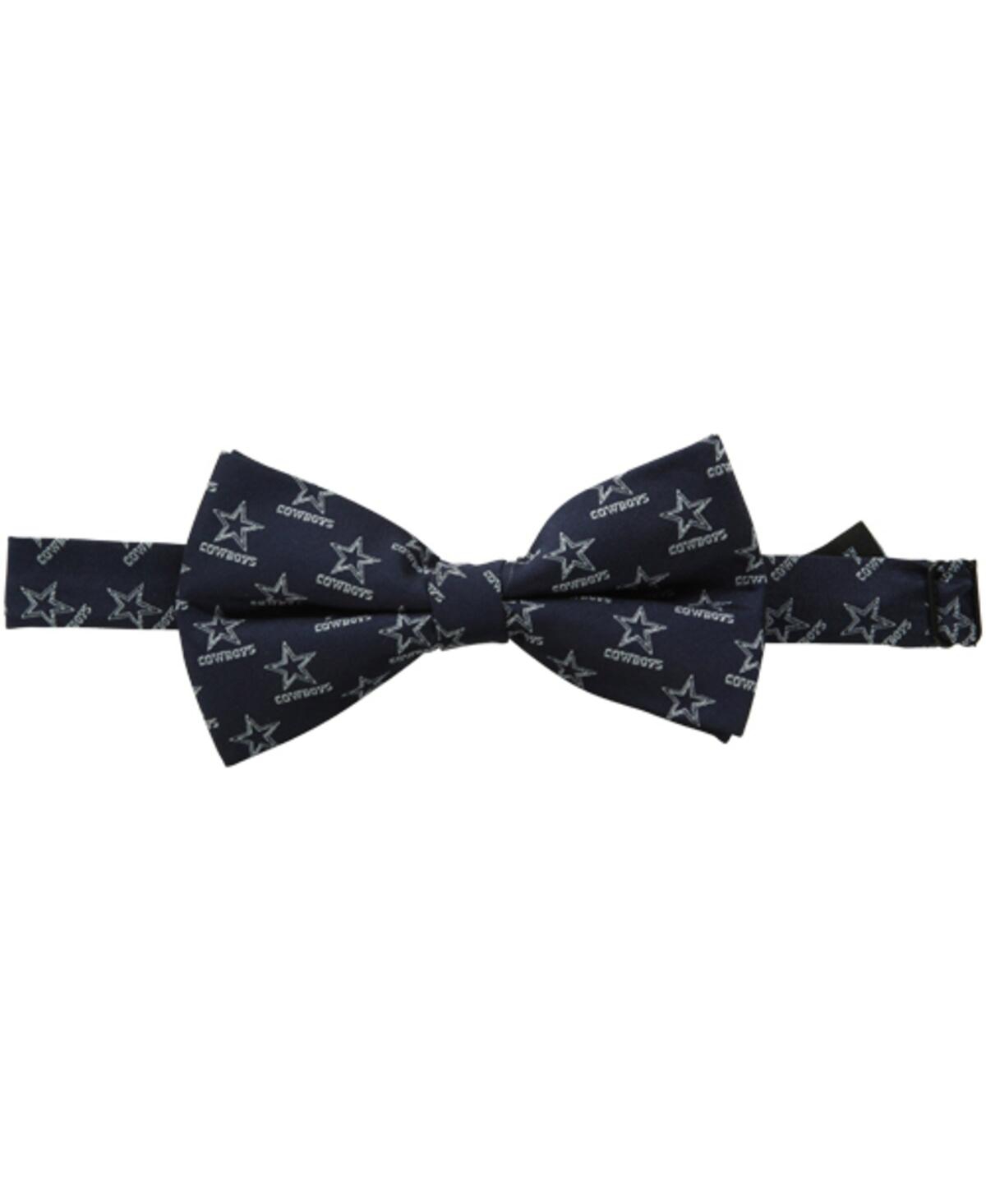 Shop Eagles Wings Men's Dallas Cowboys Repeated Logo Bow Tie In Navy Blue