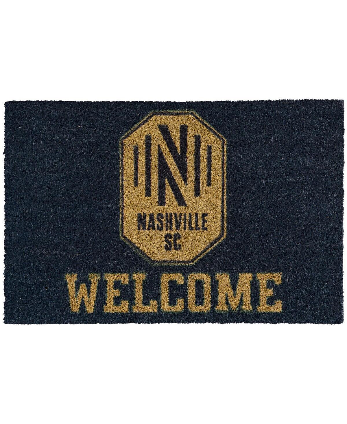 Nashville Sc Welcome Door Mat - Navy