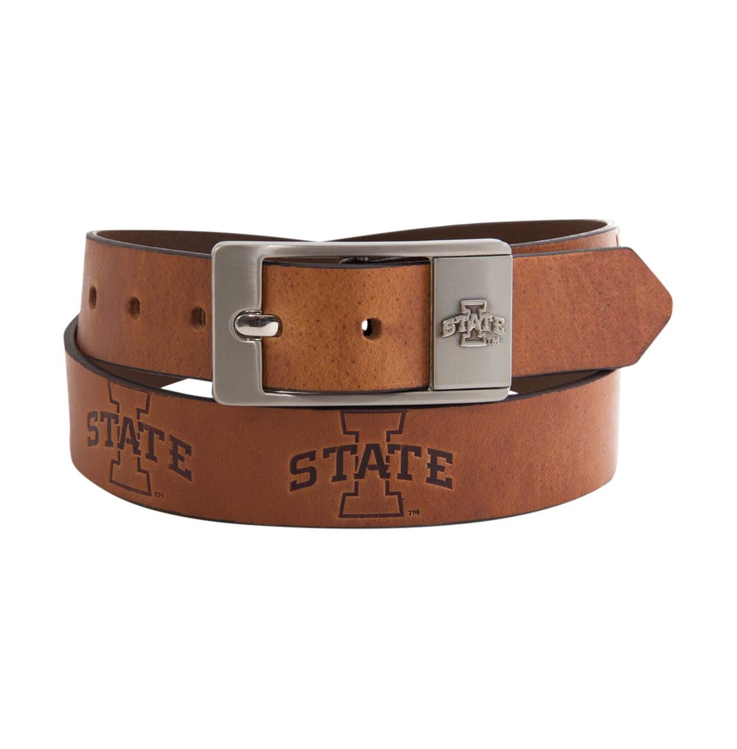 Мужской ремень Eagles Wings Iowa State Cyclones Brandish Leather Belt — фото 1