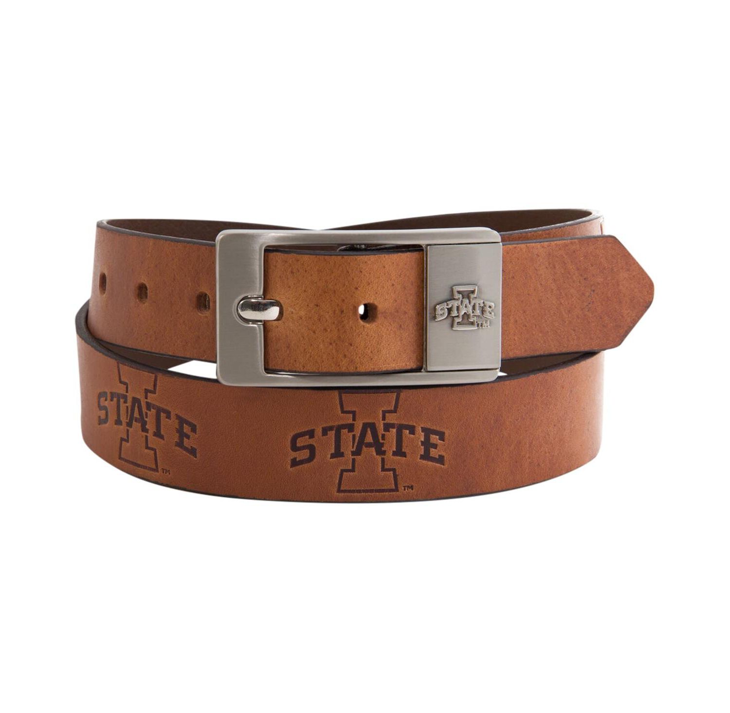 Men's Iowa State Cyclones Brandish Leather Belt