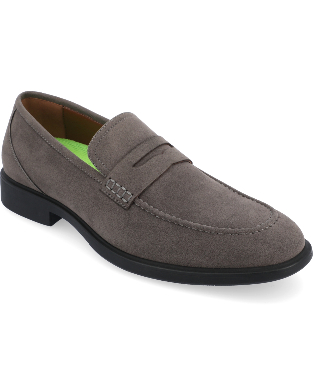 Shop Vance Co. Men's Keith Penny Loafers In Gray