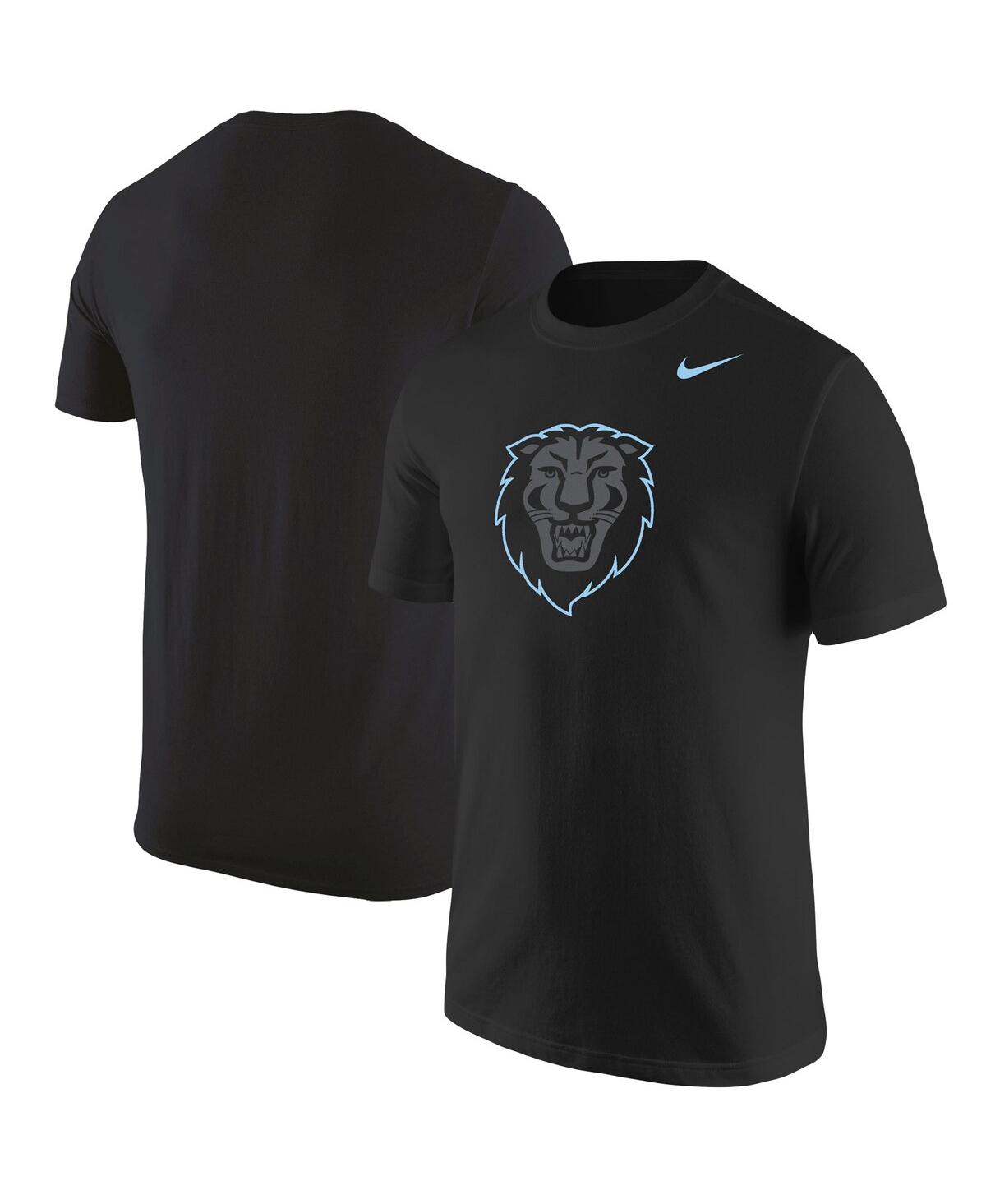 Shop Nike Men's  Black Columbia University Logo Color Pop T-shirt