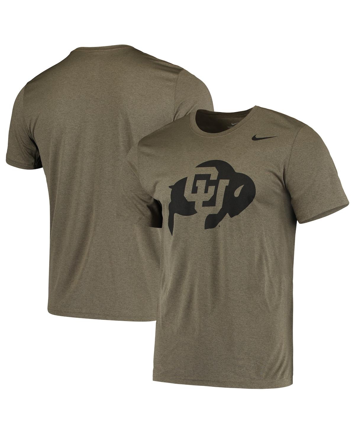 NIKE MEN'S NIKE OLIVE COLORADO BUFFALOES TONAL LOGO LEGEND PERFORMANCE T-SHIRT