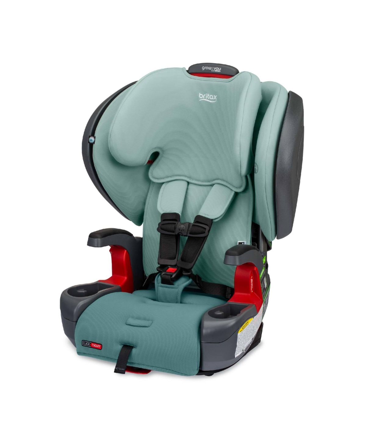 Britax Grow With You Click Tight Harness-2-booster In Green Ombre