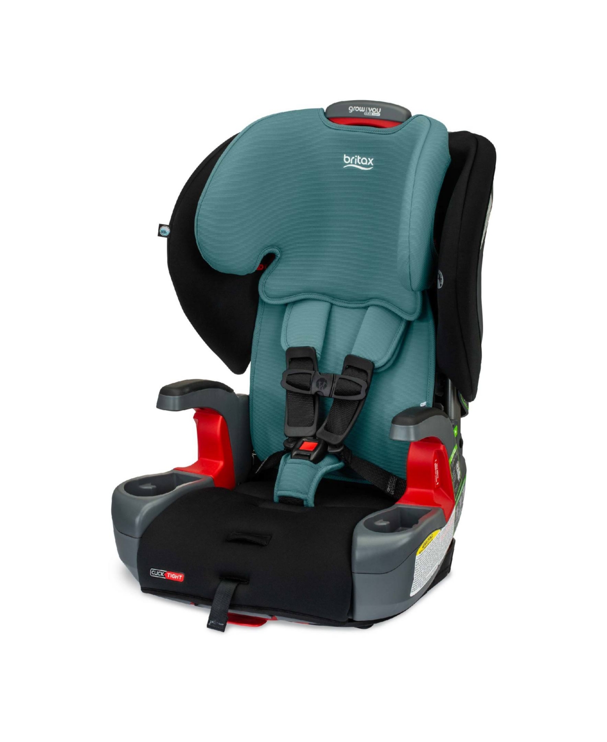Britax Grow With You Click Tight Harness-2-booster In Green Contour