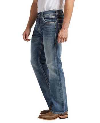Silver Jeans Co. Men's Machray Athletic Fit Straight Leg Jeans, Waist Sizes  30-42