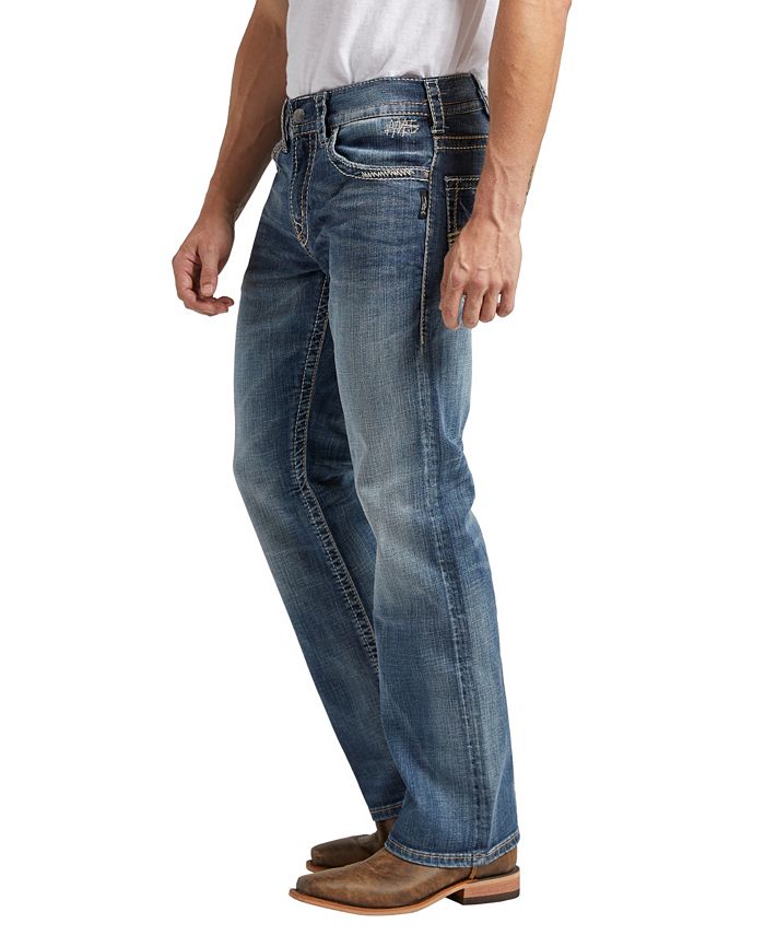 Silver Jeans Co. Men's Zac Relaxed Fit Straight Jeans - Macy's