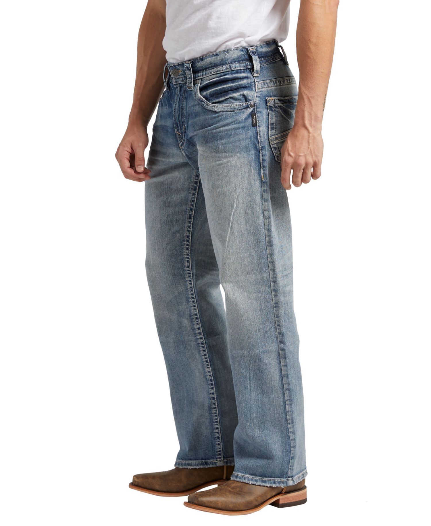 Men's Gordie Relaxed-Fit Straight Leg Jeans