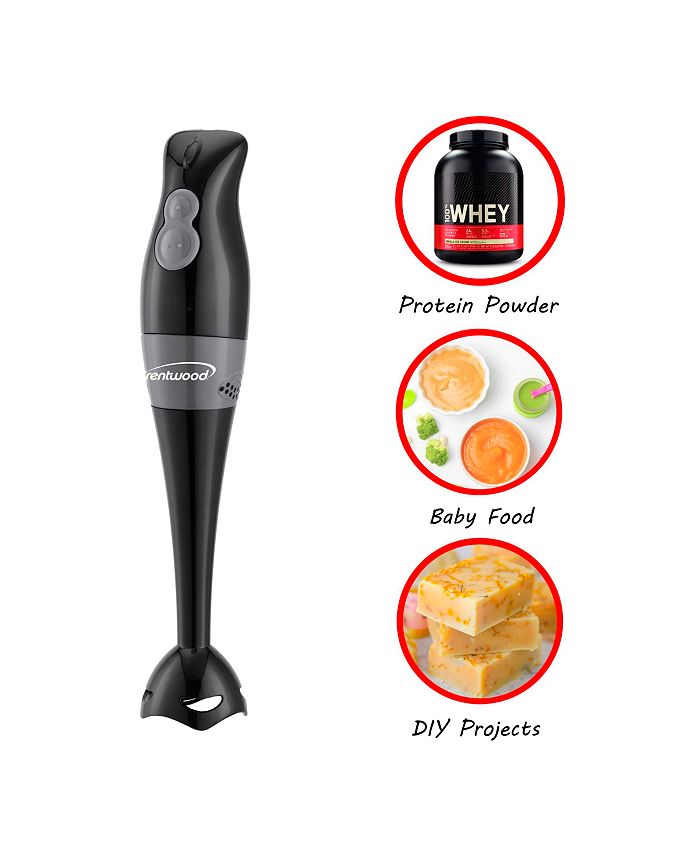Brentwood Appliances Brentwood 2 Speed 200W Hand Blender in Black Macy's
