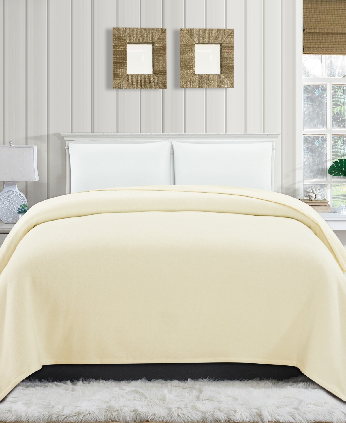 Melange Home Cashmere Lambswool Blanket
