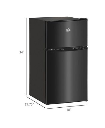 Mini Fridge with Freezer 3.2 Cu.Ft Compact Refrigerator for Bedroom Dorm  Black, 1 Unit - Ralphs
