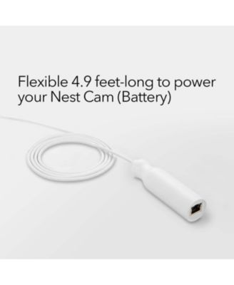 Wasserstein PoE Adapter for Cam Outdoor or Indoor, Battery - Made for Google Nest