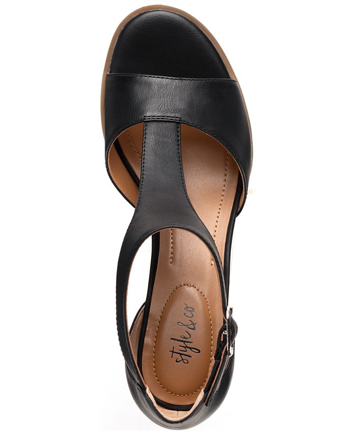 Style & Co Kendaall TStrap Dress Sandals, Created for Macy's Macy's